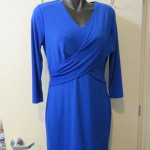 NWOT * Royal Blue fitted DRESSS*ANN TAYLOR * Sz 10